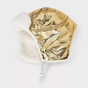 Gold Trapper Dog Hat